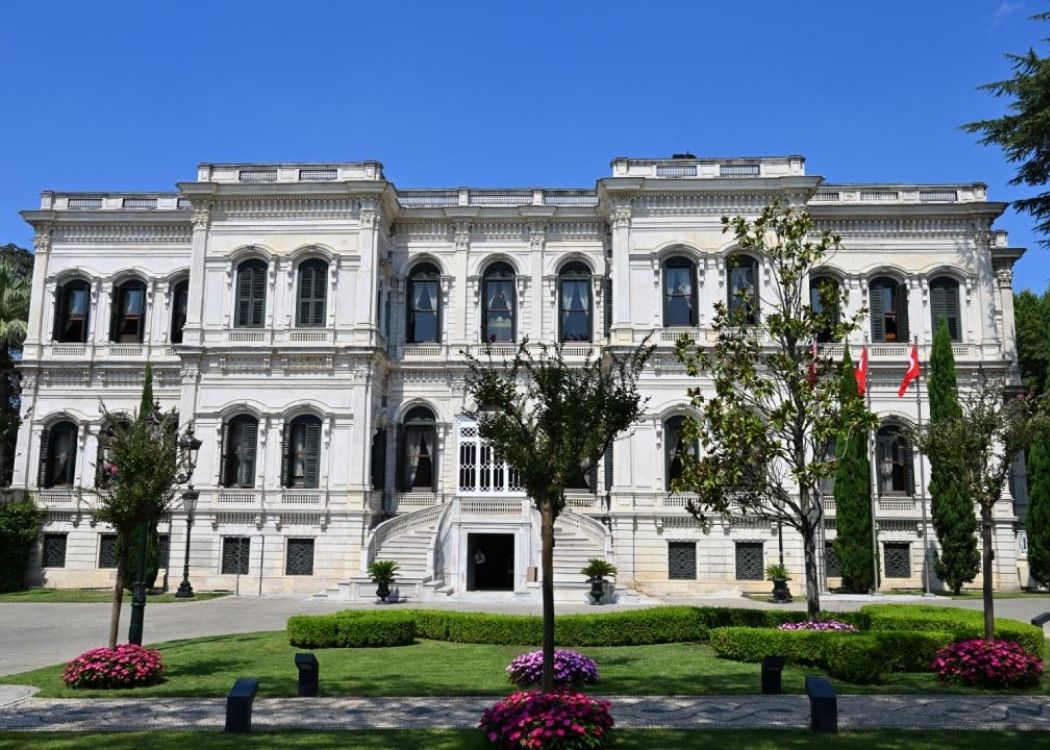 Exterior view of Yildiz Palace complex in Besiktas Istanbul