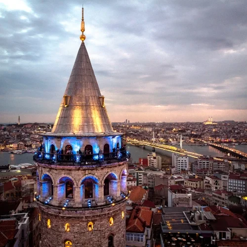 Sunset and blue-hour magic