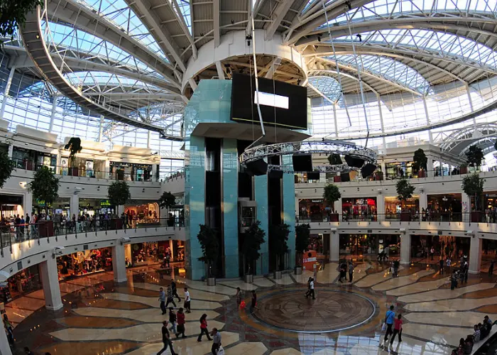 Open-air section of Istinye Park Mall in Istanbul