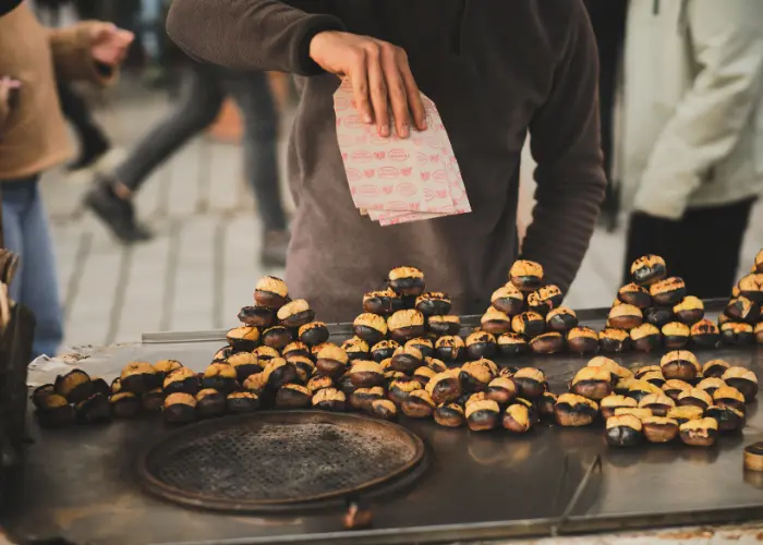 Comida callejera en Estambul