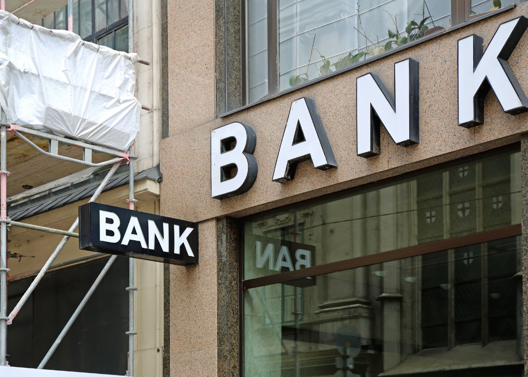 Bank branch in Istanbul serving foreign customers and residents