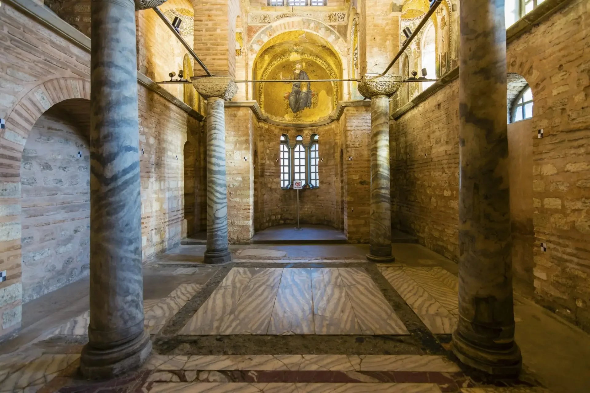 Exterior view of Pammakaristos Church in Istanbul Fatih district