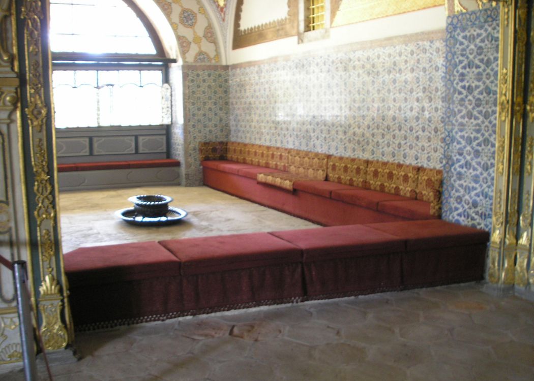 The Imperial Council Hall with its ornate gilded ceilings