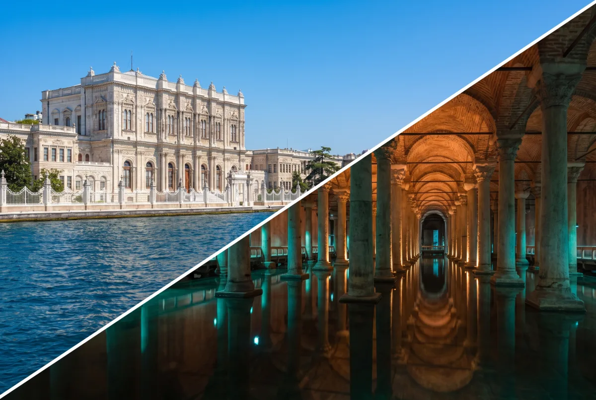 Dolmabahce Palace and Basilica Cistern Combo