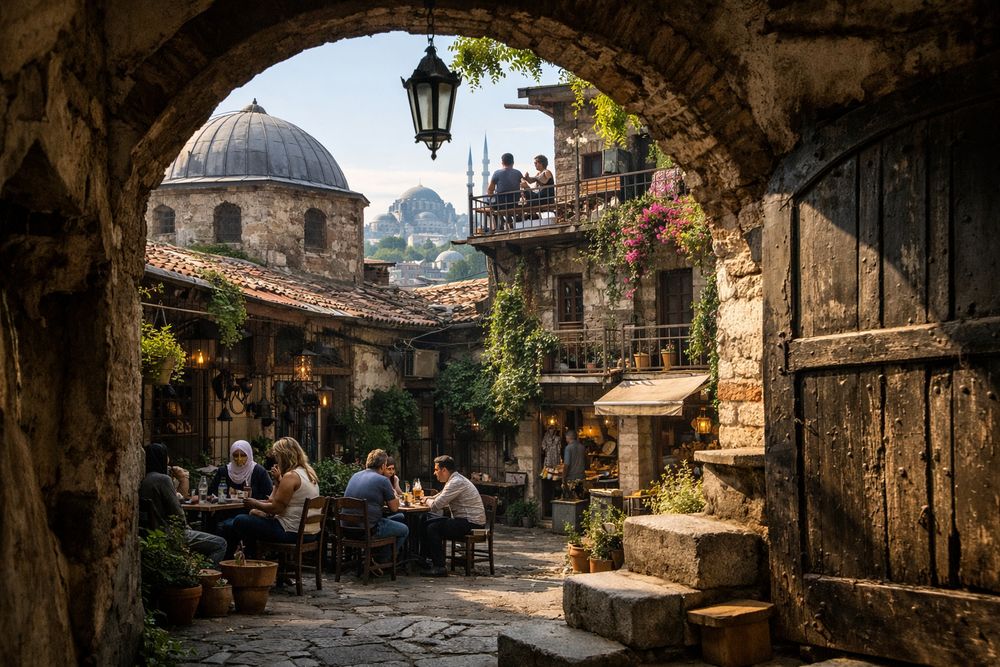 Best Hidden Places Near the Grand Bazaar: Hans, Courtyards, and Rooftop Reality