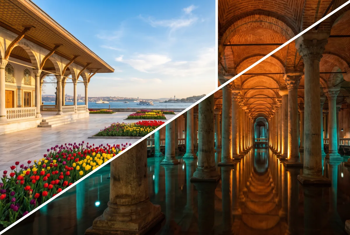 Topkapı Palace and Basilica Cistern Combo