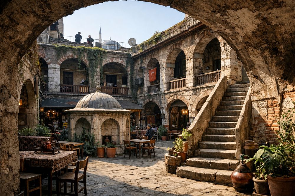 Best Hidden Places Near the Grand Bazaar: Hans, Courtyards, and Rooftop Reality
